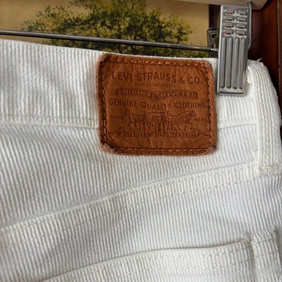 Levi Wedgie Fit Straight Corduroy Pants - Picture 3 of 5